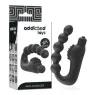 Vibrierender Prostatamassager Addicted Toys schwarzes Silikon kompakt