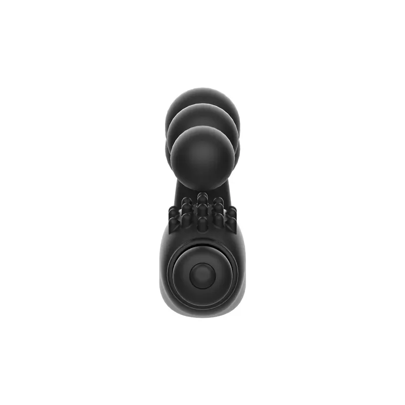 Massaggiatore prostatico vibrante Addicted Toys silicone nero compatto