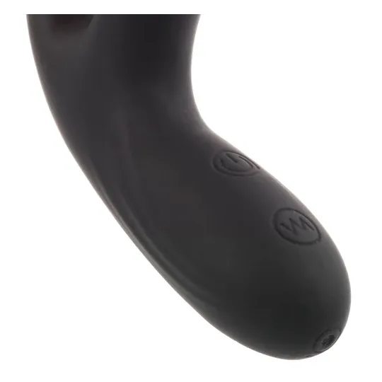 Massaggiatore anale vibratore Addicted Toys nero ricaricabile USB 30 funzioni silicone