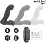 Masseur de prostate oscillant Addicted Toys en silicone violet avec télécommande mode pulsation
