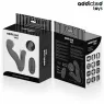 Oszillierender Prostata-Massager Addicted Toys aus violettem Silikon mit Fernbedienung Pulsationsmodus