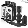 Addicted Toys rotierender Prostatamassager aus medizinischem Silikon schwarz mit Fernbedienung – D-244706