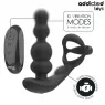 Addicted Toys rotierender Prostatamassager aus medizinischem Silikon schwarz mit Fernbedienung – D-244706