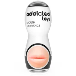 Lot de 3 masturbateurs bouche Addicted Toys en TPR réaliste sans phtalates
