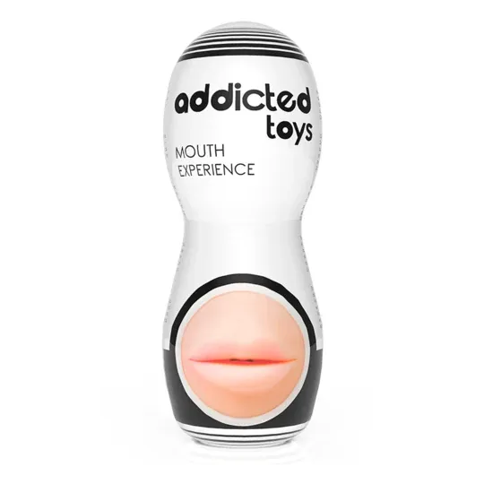 Addicted Toys 3-pack mouth masturbator in realistic TPR, phthalate-free