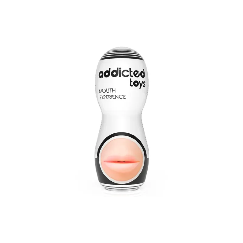 Lot de 3 masturbateurs bouche Addicted Toys en TPR réaliste sans phtalates