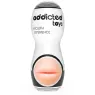 3er-Set Mund-Masturbator Addicted Toys aus TPR, hautfarben, phthalatfrei