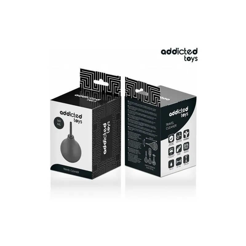 Reise-Analdusche Addicted Toys 160ml flexible Birne Vorderansicht