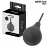 Addicted Toys pulitore anale Travel Size 90 ml in silicone trasparente, vista frontale - pera anale compatta per igiene