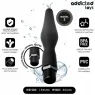 Addicted Toys Nettoyeur anal avec adaptateur universel, silicone noir, modèle 2 - vue principale
