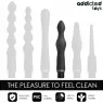 Nettoyeur anal Addicted Toys modèle 3 en silicone ultra-doux avec adaptateur universel pour hygiène intime