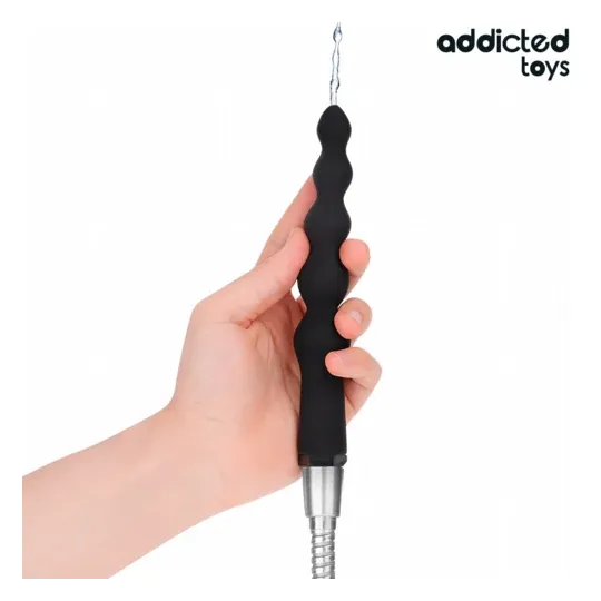 Doccia anale Addicted Toys in silicone e PVC con adattatore universale per doccia, modello 5 – igiene intima