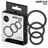 Lot de 3 anneaux péniens en silicone Addicted Toys - ensemble complet avec trois tailles 60 50 41 mm