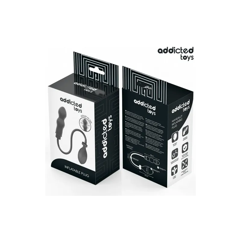 Plug anal inflable de silicona Addicted Toys - negro - tamaño ajustable para estimulación anal cómoda" }, "2058": { "fr": "Vue l