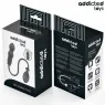 Plug anal gonflable en silicone Addicted Toys - noir - taille ajustable pour stimulation anale confortable