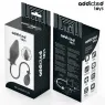 Aufblasbarer Analplug aus weichem Silikon Addicted Toys - Hauptansicht in Schwarz