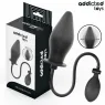 Plug anale gonfiabile in silicone morbido Addicted Toys - vista principale nero