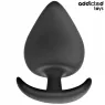 Medical silicone anal plug Addicted Toys size L full view black