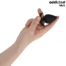 Plug anal silicone médical Addicted Toys taille L vue d'ensemble produit noir