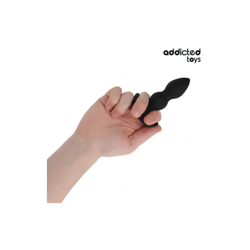 Plug anal Addicted Toys en silicone médical, taille S 10,3 cm, vue de face
