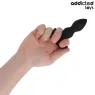 Addicted Toys medical silicone anal plug size S 10.3 cm, front view