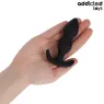 Addicted Toys medical silicone anal plug size S 10.3 cm, front view