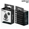 Plug anal de silicona talla S Addicted Toys - juguete anal ergonómico para principiantes, negro mate