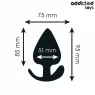 Addicted Toys XL silicone anal plug front view – for deep anal stimulation