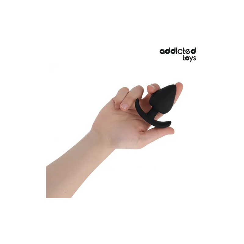 Plug anal XL de silicona Addicted Toys vista frontal – para estimulación anal profunda"} {"fr":"Plug anal XL Addicted Toys en si