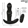 Remote control vibrating rotating anal plug by Addicted Toys, black silicone – prostate massager