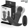 Remote control vibrating rotating anal plug by Addicted Toys, black silicone – prostate massager