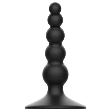 Addicted Toys plug anal 10 cm negro de silicona suave para principiantes, entrenamiento anal seguro.