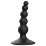 Addicted Toys plug anale 10 cm nero in silicone morbido per principianti, training anale sicuro.