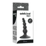 Addicted Toys plug anal 10 cm noir en silicone souple pour débutants, entraînement anal sécurisé.