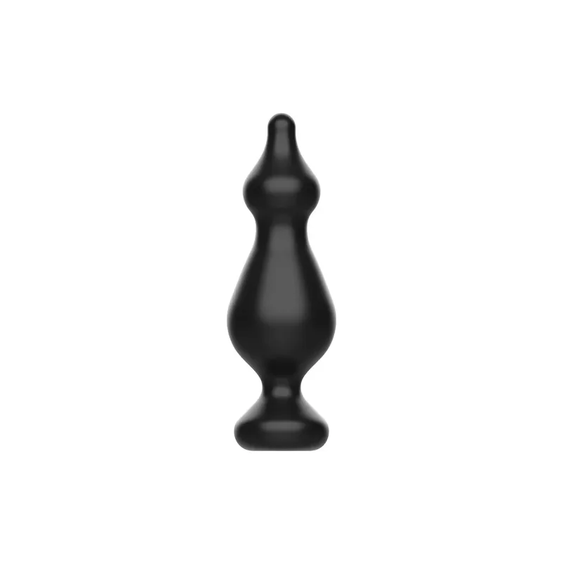Progressive anal plug Addicted Toys 13,6 cm black silicone for beginner anal training
