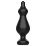 Progressive anal plug Addicted Toys 13,6 cm black silicone for beginner anal training