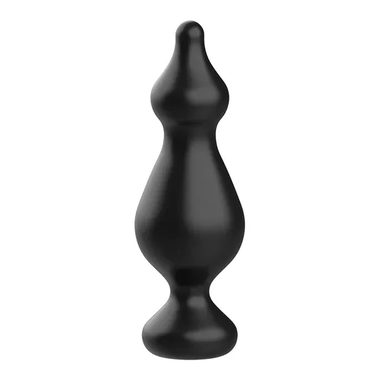 Progressive anal plug Addicted Toys 13,6 cm black silicone for beginner anal training