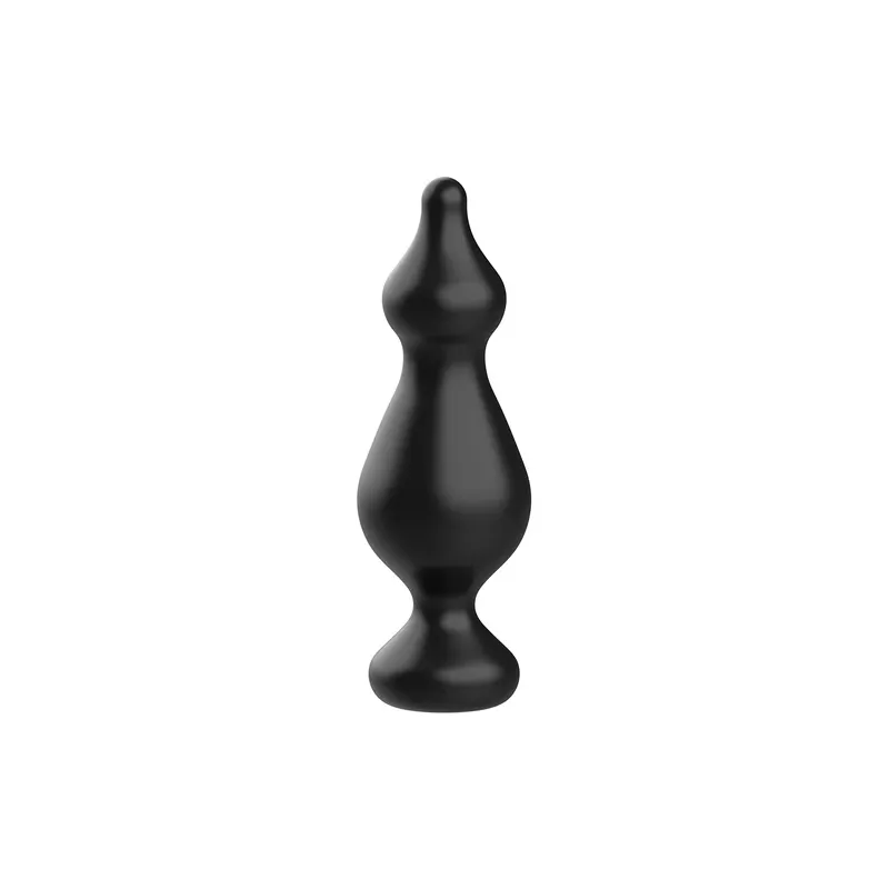 Progressive anal plug Addicted Toys 13,6 cm black silicone for beginner anal training