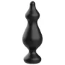 Progressiver Analplug Addicted Toys 13,6 cm aus schwarzem Silikon für Anfänger Analtraining