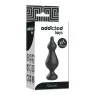 Progressive anal plug Addicted Toys 13,6 cm black silicone for beginner anal training