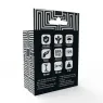 Anello penieno doppio in silicone nero ADDICTED TOYS per pene e testicoli, presa salda