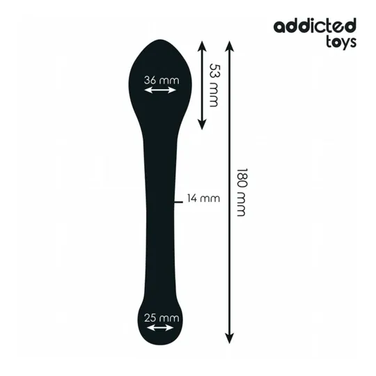 Estimulador anal de silicona médica 18 cm Addicted Toys para estimulación anal progresiva