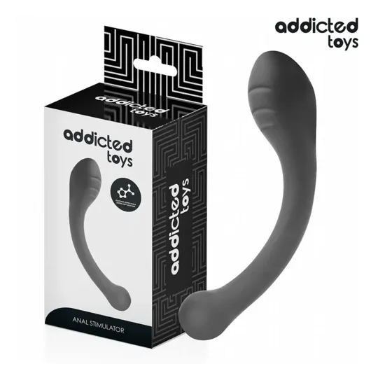 Medical silicone anal stimulator 18 cm by Addicted Toys for progressive anal play