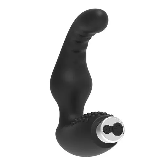 Vibratore prostatico Addicted Toys nero silicone medicale 10 modalità - vista principale
