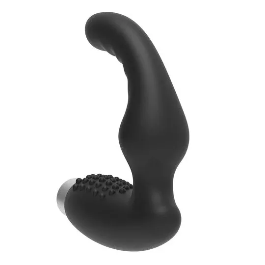 Addicted Toys black prostate vibrator medical silicone 10 vibration modes - main view