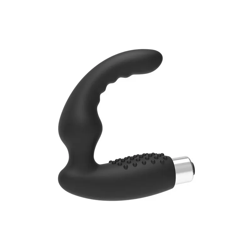 Vibratore prostatico Addicted Toys nero silicone medicale 10 modalità - vista principale