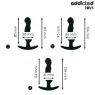 Set di 3 plug anali progressivi in silicone medicale Addicted Toys - taglie S M L - giocattolo anale sicuro