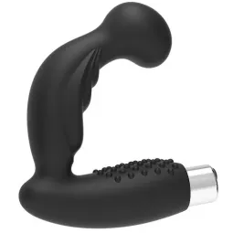 Masajeador prostático recargable Addicted Toys modelo 3 negro silicona médica 10 modos de vibración