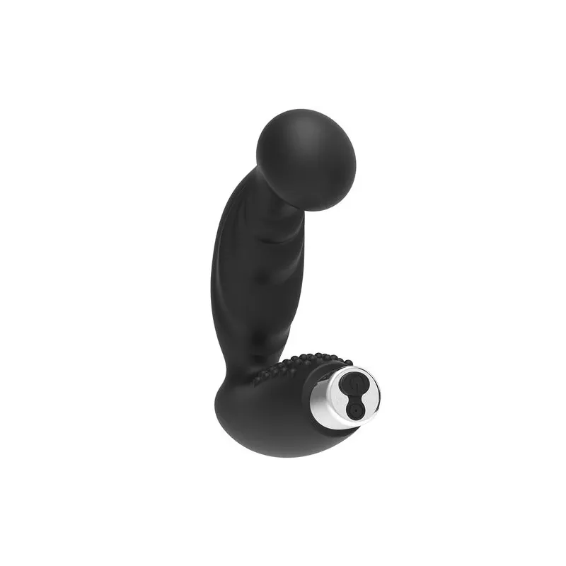 Vibromasseur prostatique rechargeable Addicted Toys modèle 3 noir silicone médical 10 modes vibrations