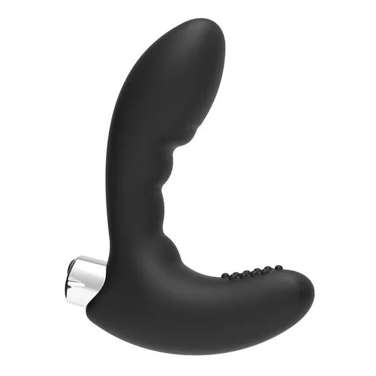 Vibromasseur prostatique rechargeable Addicted Toys modèle 4 noir en silicone médical
